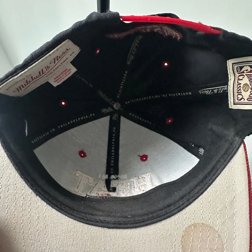 Atlanta Falcons New Era Snapback Black Mitchell and Ness Hardwood Classics